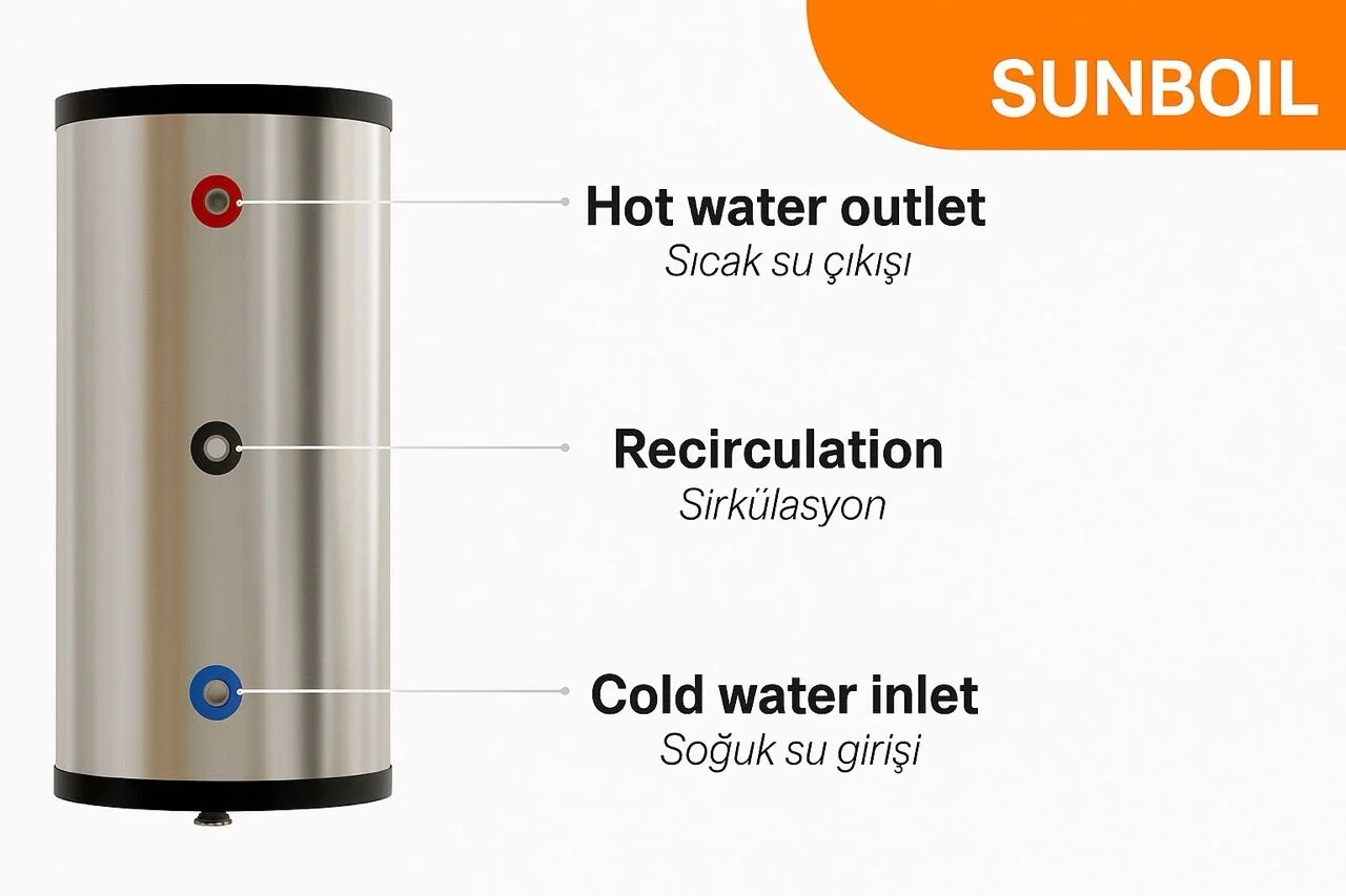 Yeşil Ev SOLAR BOYLER 150 Litre (Ürünlerimiz Palet/Koli fiyatıdır.)